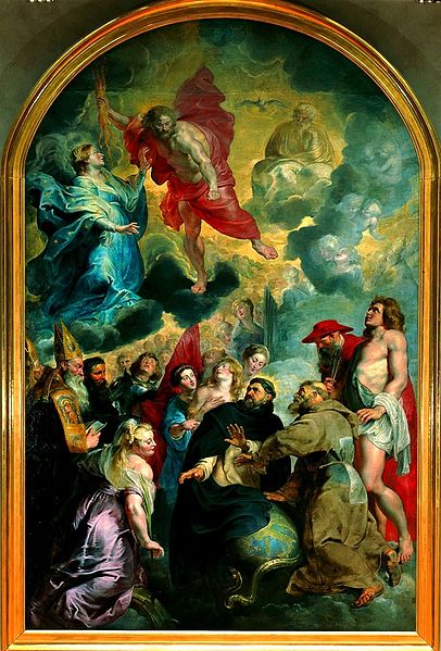Pierre-Paul Rubens - Saint Dominique et saint François préservant le monde de la colère du Christ